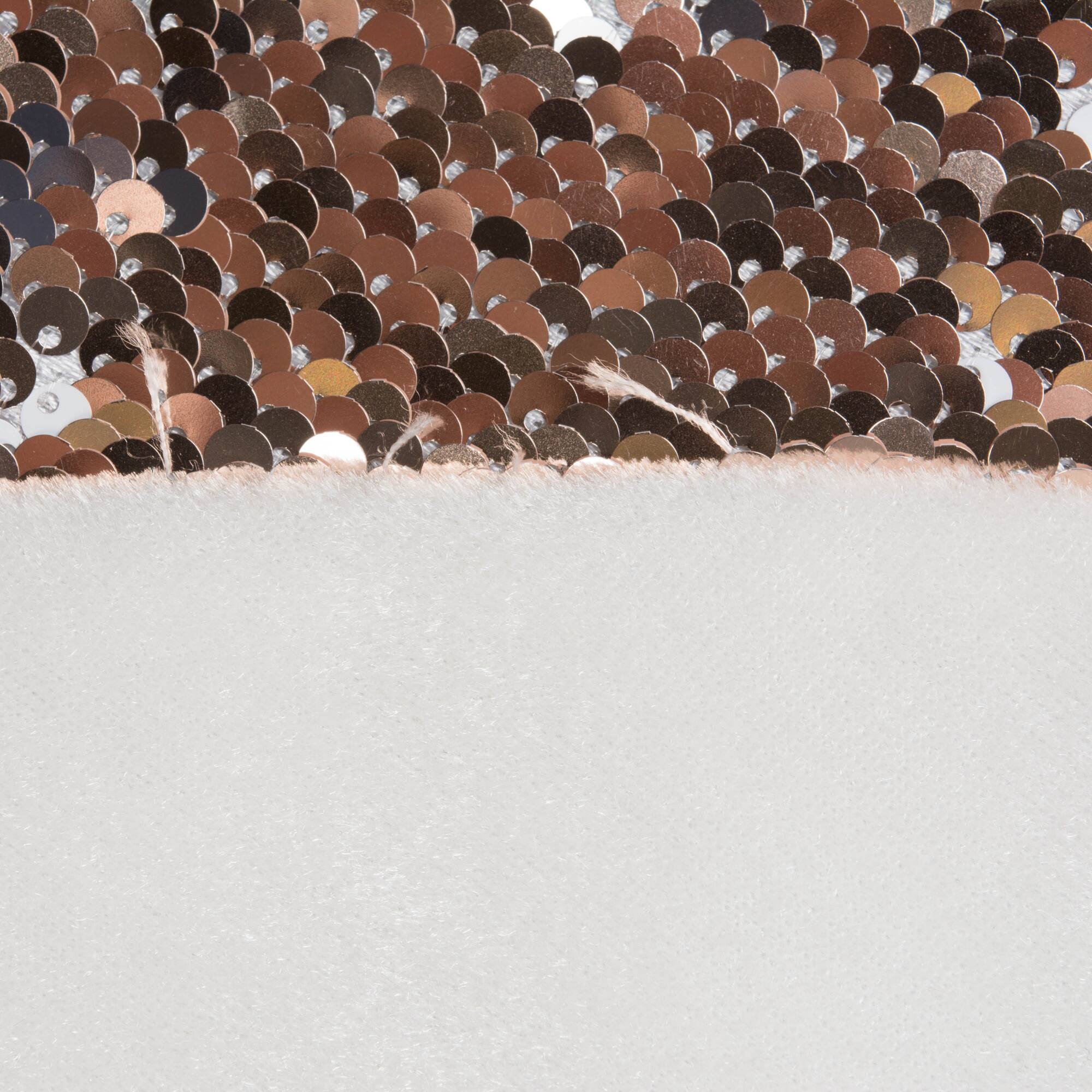 DII® Cream Sequin Velvet Holiday Tree Skirt